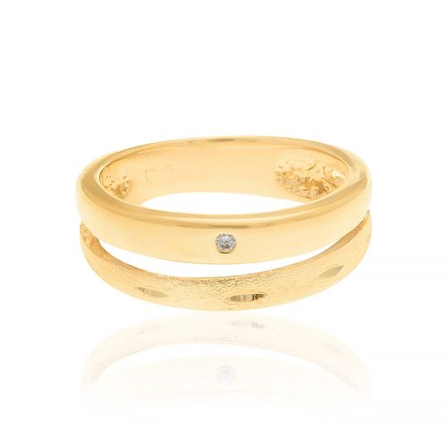 Anéis  JOIA BANHADA OURO 18K