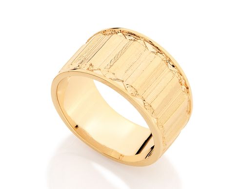ANEL BANHADO A OURO 18K
