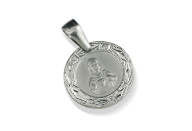 PINGENTE MEDALHA EM AÇO