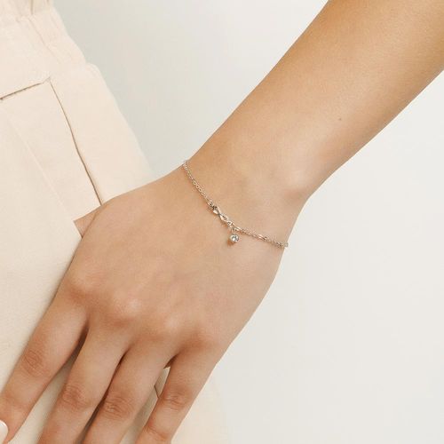 PULSEIRA INFINITO BANHADA A PLATINA