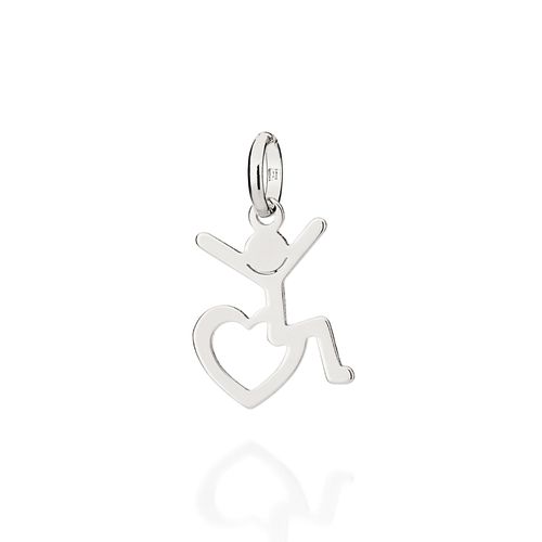 PINGENTE AMOR ESPECIAL BANHADO A PLATINA