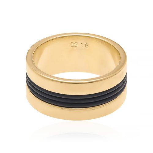 ANEL BANHADO A OURO 18K