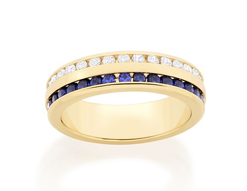 ALIANÇA BANHADA A OURO 18K ZIRCÔNIAS