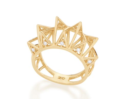 Anéis  JOIA BANHADA OURO 18K