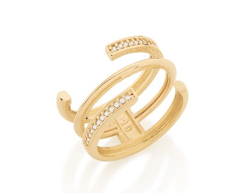 Anéis  JOIA BANHADA OURO 18K