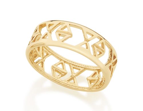 Anéis  JOIA BANHADA OURO 18K
