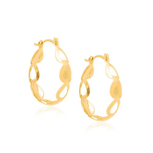 BRINCO BANHADO A OURO 18K ARGOLA