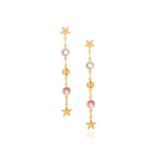 Brincos  JOIA BANHADA OURO 18K