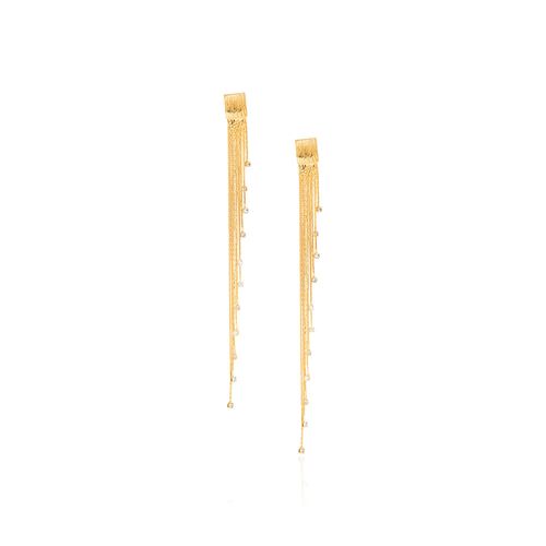 BRINCO BANHADO A OURO 18K COM CRISTAIS