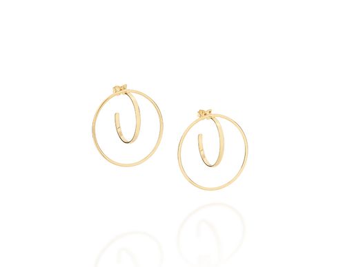 Brincos  JOIA BANHADA OURO 18K