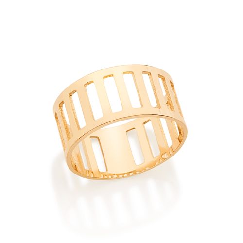 ANEL BANHADO A OURO 18K