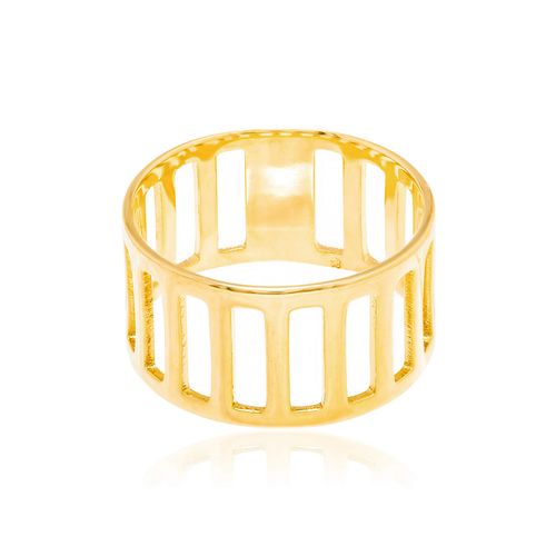 ANEL BANHADO A OURO 18K