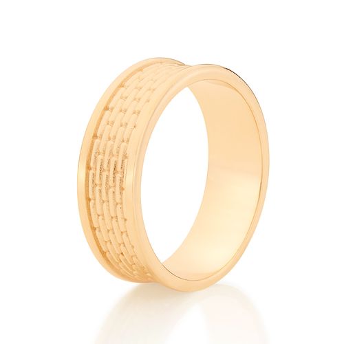 ANEL BANHADO A OURO 18K