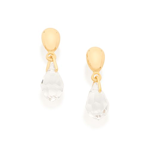 BRINCO BANHADO A OURO 18K COM CRISTAIS