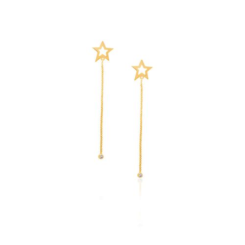 Brincos  JOIA BANHADA OURO 18K