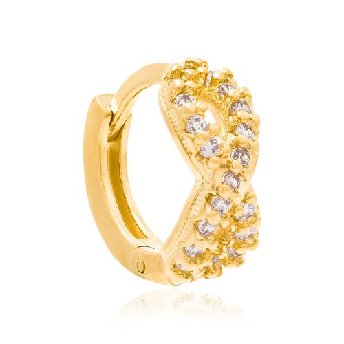 BRINCO ARGOLA BANHADO A OURO 18K