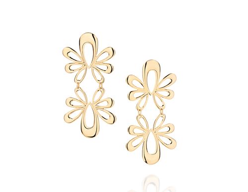 Brincos  JOIA BANHADA OURO 18K