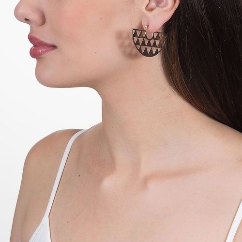 BRINCO BANHADA A OURO 18K MEIA ARGOLA