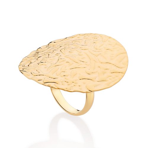 MAXI ANEL CHÃO LUNAR BANHADO A OURO 18K