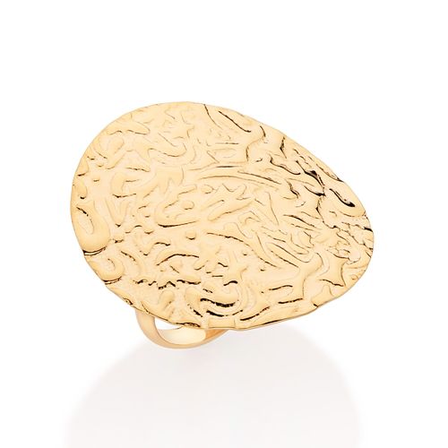 MAXI ANEL CHÃO LUNAR BANHADO A OURO 18K