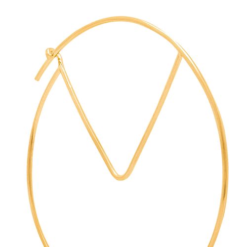 BRINCO BANHADO A OURO 18K ARGOLA