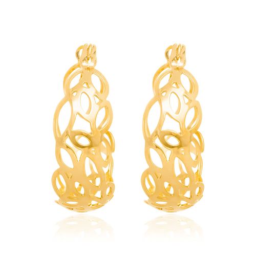 BRINCO BANHADO A OURO 18K ARGOLA