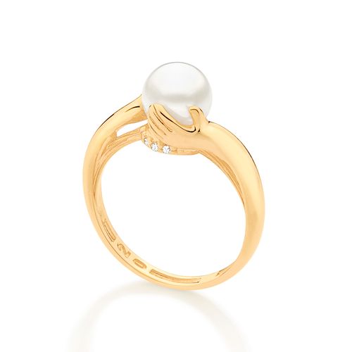 ANEL MUNDO EM NOSSAS MÃOS BANHADO A OURO 18K