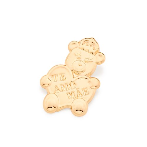 PINGENTE URSO BANHADO A OURO 18K