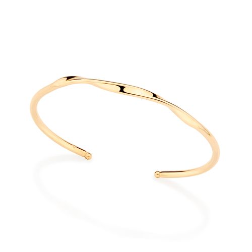 BRACELETE TORCIDO BANHADO A OURO 18K
