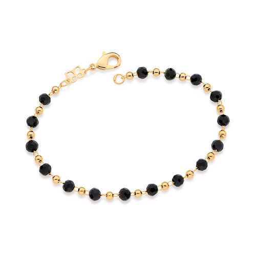 PULSEIRA BANHADA A OURO 18K COM CRSITAIS