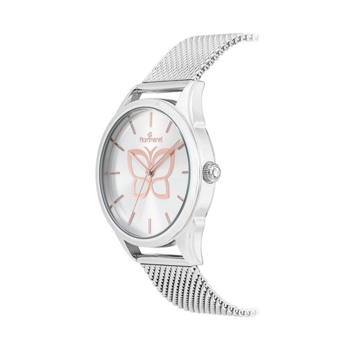 RELÓGIO ANALÓGICO SOCIAL PRATA