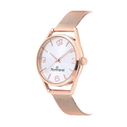 RELÓGIO ANALÓGICO SOCIAL ROSE