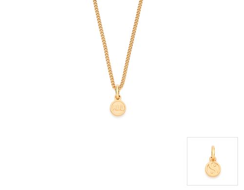 PINGENTE BANHADO A OURO 18K