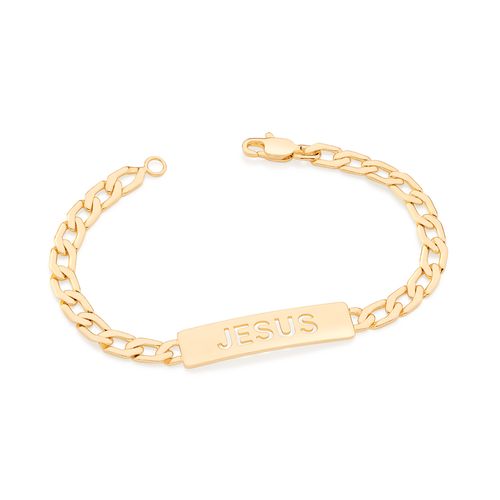 PULSEIRA BANHADA A OURO 18K ELOS ENTRELAÇADOS