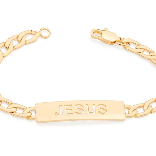 PULSEIRA BANHADA A OURO 18K ELOS ENTRELAÇADOS