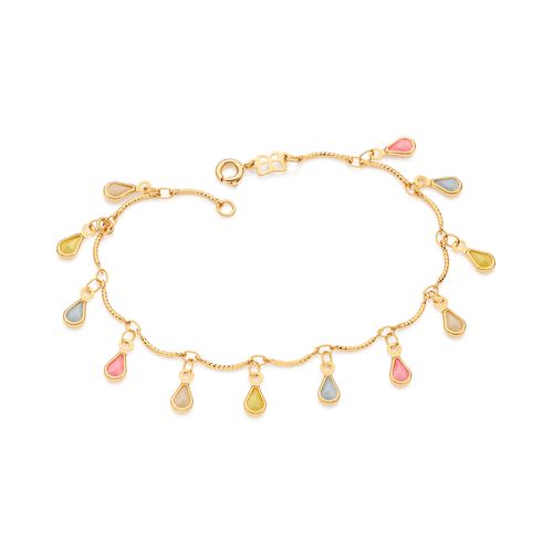 PULSEIRA BANHADA A OURO 18K COM CRISTAIS