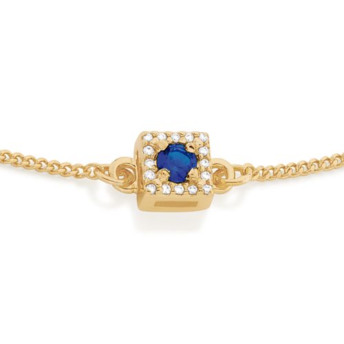 PULSEIRA BANHADA A OURO 18K COM ZIRCÔNIAS