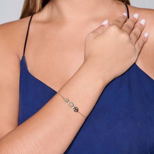 PULSEIRA BANHADA A OURO 18K SANTÍSSIMA TRINDADE