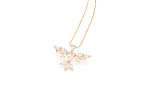 PINGENTE BANHADO A OURO 18K ESPÍRITO SANTO