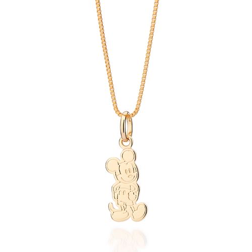 PINGENTE MICKEY SKETCH BANHADO A OURO 18K