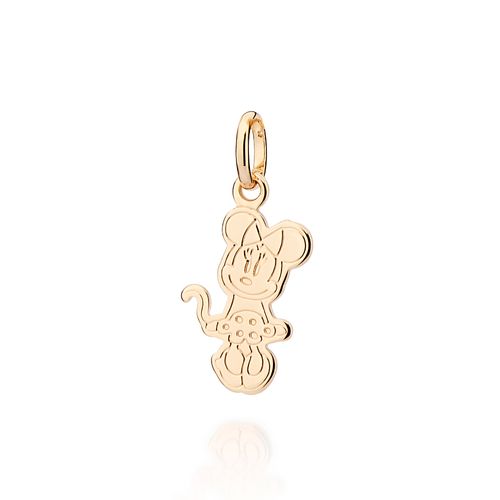 PINGENTE MINNIE SKETCH BANHADO A OURO 18K