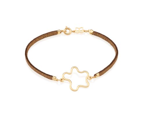 PULSEIRA DE COURO 18K SINTÉTICO