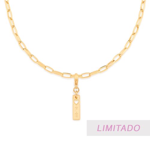 BERLOQUE FÉ BANHADO A OURO 18K