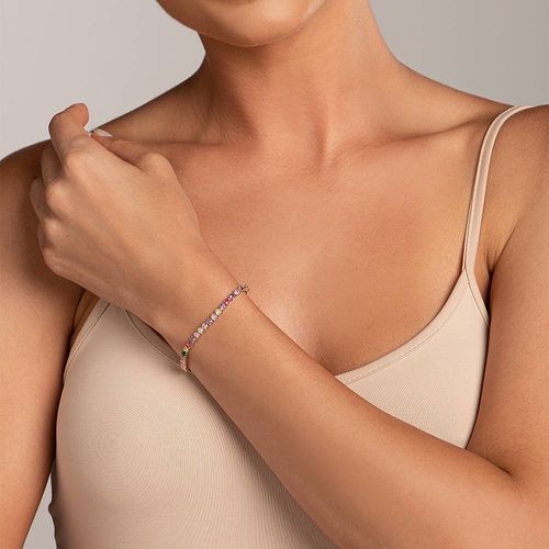 PULSEIRA RIVIERA BANHADA A OURO 18K