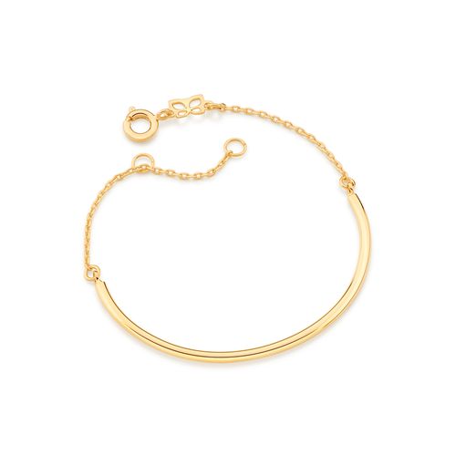 BRACELETE INFANTIL BANHADO A OURO 18K