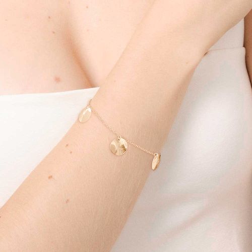 PULSEIRA COM MEDALHAS BANHADA A OURO 18K