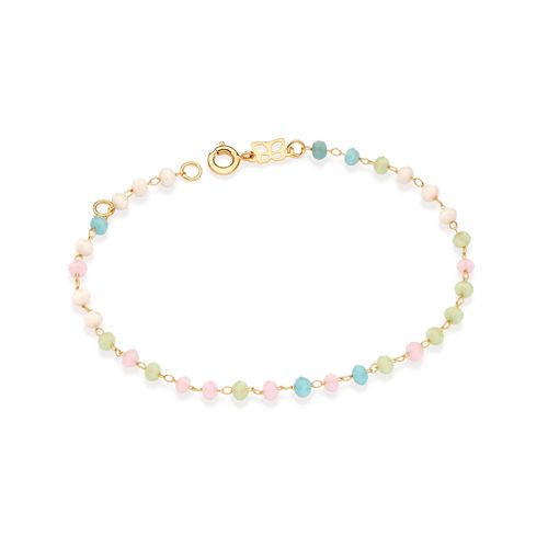 PULSEIRA BANHADA A OURO 18K COM CRISTAIS