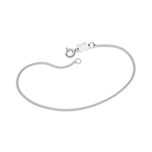 PULSEIRA ELO GROUMET DE PRATA MACIÇA 925