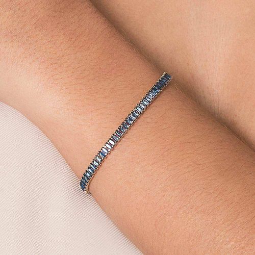 PULSEIRA RIVIERA BANHADA A OURO 18K COM ZIRCÔNIAS