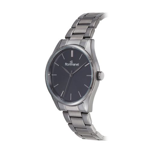 RELÓGIO ANALÓGICO CINZA GRAFITE